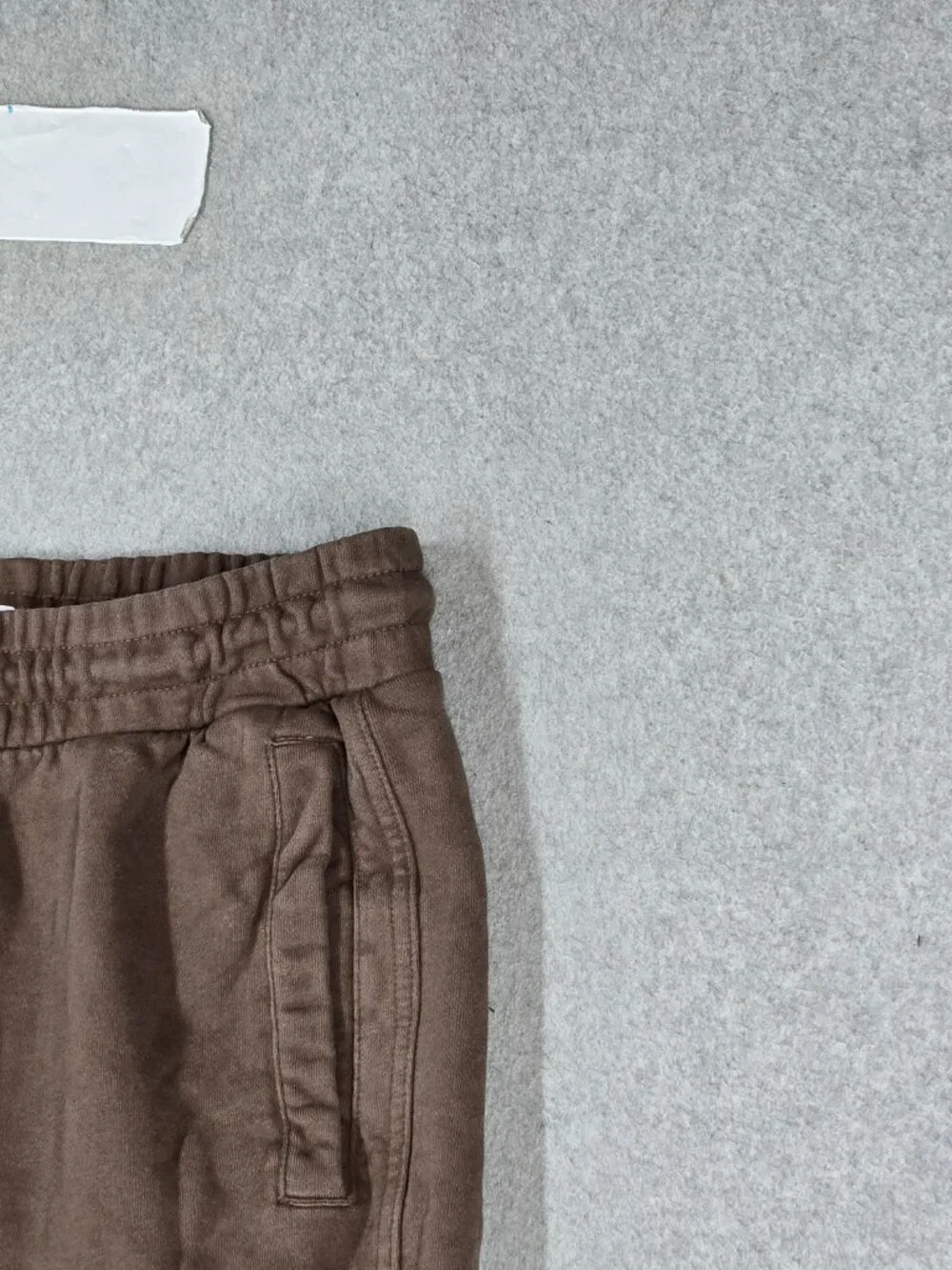 Gymshark Men Activewear Pants M Brown Rest Day Essentials Jogger Cargo Pockets